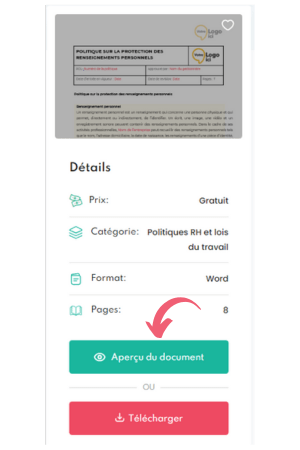 Comment télécharger nos outils RH