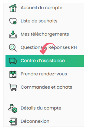 Le Centre d'assistance
